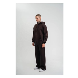 Chándal deportivo personalizado informal para hombre, chándal de gimnasio con diseño propio, chándal de hombre de alta calidad, Sudadera con capucha, lavado con ácido - Product Image 5