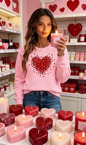 เสื้อสเวตเชิ้ตผู้หญิงทรงโอเวอร์ไซส์ คอกลม แบรนด์ ALYKA APPARELS CO ปักโลโก้ แขนยาว ปลายแขนจั๊มพ์  ลำลอง - Product Image 5