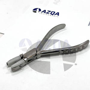 Alicates de Punta Plana de Acero Inoxidable de 5.5 Pulgadas con Puntas Protectoras de Nailon, Herramienta Profesional para Ajuste de Piercings Corporales - Product Image 4