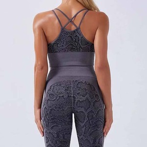 Quick Dry Women's 2 Piece Yoga <b>Sets</b> Gym Fitness Workout Exercise Wear Bras & High Stretchy Women's <b>Sets</b> - Product Image 6