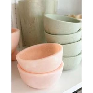Bol à salade en résine personnalisé, nouveau design, avec 2 cuillères, fait main, pour la maison et le jardin, par Curio Craft - Product Image 6