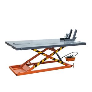 Sollevatore a Forbice Portatile TMG 1500PML da 680 kg per Moto/ATV, Piattaforma di Lavoro da 122 cm con Estensioni Laterali e Morsetto Anteriore - Product Image 1