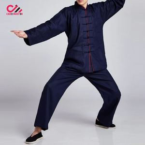 Uniformes de karaté chinois en coton 100% extensibles, respirants, à séchage rapide, légers, OEM, traditionnels, vente en gros - Product Image 4