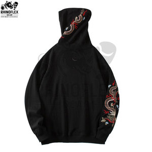 Sudaderas con Capucha Bordadas al por Mayor, Sudaderas con Capucha Bordadas de Calidad, Sudaderas con Capucha de Algodón y Poliéster para Hombre - Product Image 2