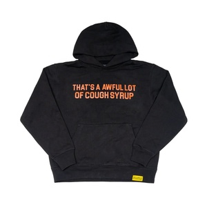 Sweat à capuche zippé réversible personnalisé en molleton épais respirant pour homme, hiver, imprimé COUGH SYRUP, style streetwear - Product Image 1
