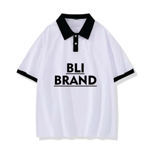 Nouvelle chemise d'été unisexe à manches courtes, décontractée, personnalisable, en coton, grande taille, brodée, respirante, pour le golf - Product Image 4