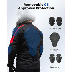 Vestes de moto personnalisées à prix réduit pour hommes – Équipement de conduite sur mesure et tendance – Veste de sécurité pour motard - Product Image 2