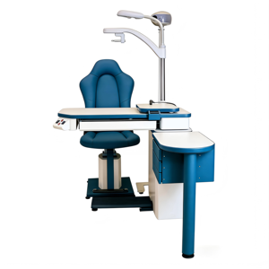Unidad de Optometría Eléctrica de Alta Calidad con Plataforma Grande, Soporte de Examen con Brazo Foróptero Eléctrico, Asiento Acolchado y Cajón <span class=keywords><strong>para</strong></span> Ópticas - Product Image 1