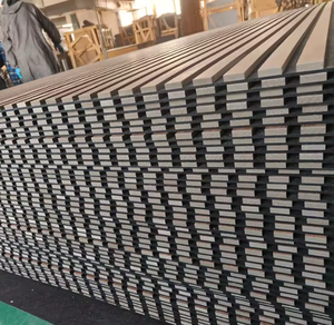 Panneaux muraux acoustiques naturels en bois de caoutchouc, directement de l'usine, pour l'insonorisation des salles de sport, polyester anti-bruit pour salon, chambre et appartement - Product Image 3