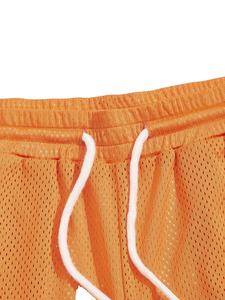 Pantalones cortos de baloncesto de poliéster de moda para hombre al por mayor, pantalones cortos deportivos de malla elástica con logotipo personalizado, pantalones cortos informales con estampado por sublimación - Product Image 3