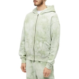 Survêtement à capuche zippé pour homme, 100% coton, décontracté, pour l'hiver, avec poches latérales, coupe ample, longueur intégrale, design 2 en 1 - Product Image 1