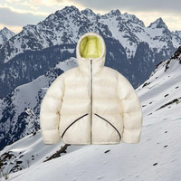Blouson matelassé noir à capuche pour homme, rembourré en coton, coupe-vent, respirant, col montant, décontracté, manteau d'hiver, coupe droite, fermeture éclair, couleur unie