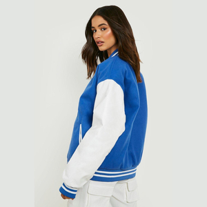 Veste universitaire personnalisée pour femme de qualité supérieure, col montant, imperméable, coupe-vent, respirante, teinte, hiver, logo personnalisé - Product Image 2