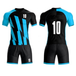 Wear Men Football Uniforme Football Kit Set Vêtement Teint Personnalisé Sublimation Séchage Rapide Sports Logo Personnalisé Sportswear Unisexe - Product Image 1