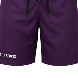 Ensemble de vêtements de sport pour hommes, violet, en polyester, maillot et short de hockey, uniforme d'équipe, vêtements d'entraînement en plein air, vêtements de performance - Product Image 5