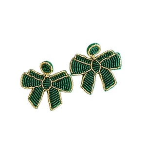 Pendientes Bohemios Hechos a Mano con Cuentas CRYSTAL CRAFT, Borlas Largas Multicolores con Cuentas Miyuki para Mujeres y Niñas (Forma Personalizable) - Product Image 1