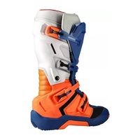 Chaussures de moto sportives en cuir imperméable et respirant pour homme, pour la conduite, les courses et le motocross