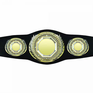 Ceinture de championnat pour événements sportifs, en cuir PU personnalisé, légère, écologique, service OEM, faible MOQ, couleurs et tailles personnalisables - Product Image 1