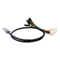 Cable Mini SAS, Cable de alta velocidad de disco duro SAS con fuente de alimentación grande de 4 pines de 2 a 1 Plus 4 de 2 a 1, 2, 1, 2