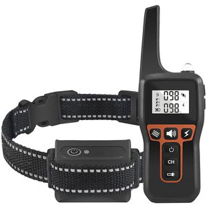 Collare per Addestramento Animali Domestici Ricaricabile IP67 Impermeabile con Bip, Vibrazione e Shock Elettrico, 3 Canali, Trasmettitore, Accessori per Addestramento - Product Image 4