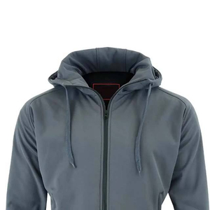 Sudadera con Capucha y Cremallera Gris Personalizada – Ropa Deportiva Transpirable de Alta Calidad – Proveedor Mayorista OEM/ODM para Gimnasio y Uso Casual - Product Image 4