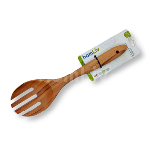 OEM Angela Teak Wood Jumbo Salad Fork Sustainable Food Safe No <b>Paint</b> and Varnish Halal Natural Eco Friendly Customized - Product Image 1