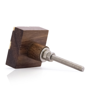 Tiradores Decorativos Redondos Modernos Hechos a Mano de Resina y Madera Ecológica para Muebles, Tiradores para Cajones, Manijas para Puertas de Armarios, para Exteriores - Product Image 2