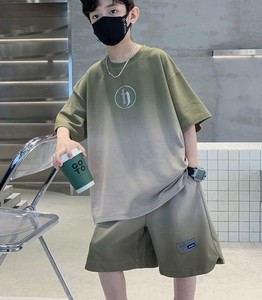 Nouvel ensemble de vêtements de sport unisexe pour adultes, coupe-vent, col montant, idéal pour l'été et l'automne, avec short à manches courtes - Product Image 3