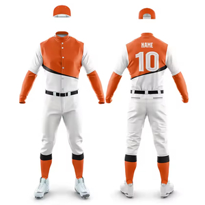 Derniers uniformes de baseball de haute qualité pour hommes, ensembles d'uniformes de sport respirants pour baseball et softball - Product Image 4