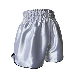 Low MOQ <b>Cheap</b> Price High Quality Unisex Boxing Shorts Trunks for MMA Muay Thai Kick Boxing-Spandex/Polyester Quick Dry Front - Product Image 2