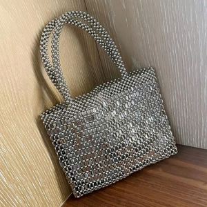 Bolsos de Mano Brillantes Retro de Metal con Lentejuelas, Bolsos de Verano Brillantes con Cuentas a la Moda, Precio de Mayoreo en Oferta - Product Image 2