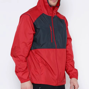 Hot Selling Best fabric Nylon <b>Rain</b> <b>Jacket</b> Custom Print logo Ropa Polyester Running <b>Mens</b> Waterproof <b>Lightweight</b> Windbreaker - Product Image 5