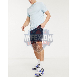 Men's Solid Color Quick Dry Bermuda <b>Shorts</b> With Pockets Elastic Waist Casual Wear - Product Image 4