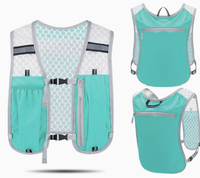 Gilet d'hydratation professionnel pour la course à pied, léger, respirant, en maille, avec poche à eau, pour le cyclisme, la randonnée, le marathon, équipement réfléchissant