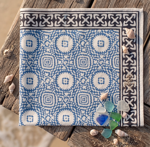 Pañuelo al por mayor con estampado artesanal, 100% algodón, para la cabeza, lazo para el pelo, pañuelo para el cuello, estampado floral, estilo bohemio, pañuelo para la cabeza, pañuelo para el cuello - Product Image 6