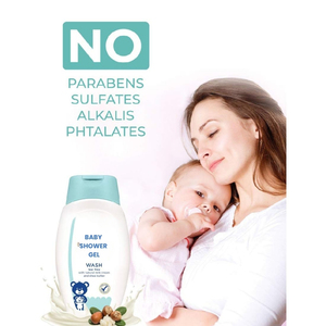 Gel de Ducha Humectante para Bebés con Aloe Vera y Manteca de Karité, Sin Lágrimas, Jabón y Baño de Burbujas para Bebés, Venta al Por Mayor, OEM/ODM - Product Image 6