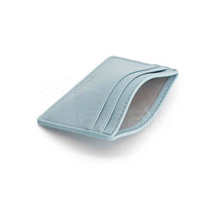 Portefeuille porte-cartes en cuir véritable, design simple avec fermeture ouverte, format court pour un rangement pratique des cartes de crédit – Meilleure vente - Product Image 3