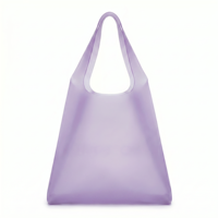 Sac fourre-tout tendance Rootsmen en TPU avec logo gaufré personnalisable, poignée d'épaule et ouverture supérieure pour les boutiques et la salle de sport