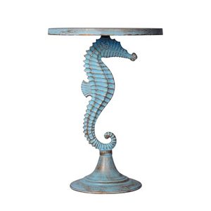 Jaffs Exports Seahorse Sculpture Table Handmade Aluminium Modern Eco-Friendly Durable Antique Weathering Finish Living Room - Product Image 5