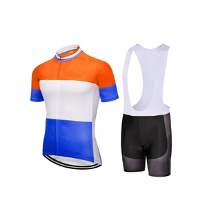 Maillot de cyclisme respirant, doux, à séchage rapide, à manches courtes, vêtements de sport, tenue de cyclisme d'été, ensemble de cyclisme 2 pièces pour hommes - Product Image 4