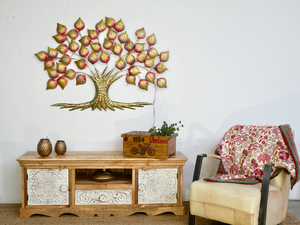 Elegant Monroe TV Unit Modern Solid Wood Rustic TV Unit, Farmhouse TV <b>Stand</b>, Handmade Wooden Entertainment Center - Product Image 3