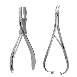 Stainless Steel Ring Closing And Dermal Anchor Holding <b>Pliers</b> <b>Set</b> For Body Jewelry Installation And Jewelry Changing - Product Image 1