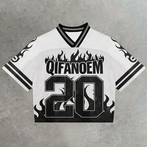 Camisetas de Fútbol Americano Sublimadas en Malla, Personalizables, de Primera Calidad, OEM, para Hombre, Talla Grande, Formales, 100% Algodón, Manga Larga - Product Image 1
