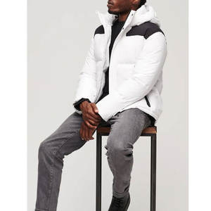 Veste d'hiver matelassée de haute qualité pour l'extérieur, veste matelassée personnalisée pour hommes, taille plus, manteau épais pour hommes - Product Image 4