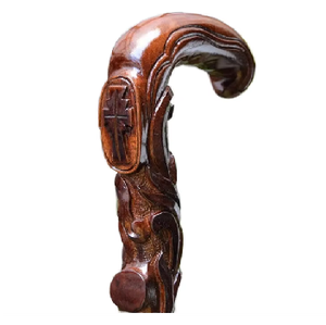 Bastón Náutico de Madera Tallado a Mano, Bastón Vintage Hecho a Mano, Regalo de Navidad, Halloween, San Valentín, Diwali, Accesorio Decorativo - Product Image 1