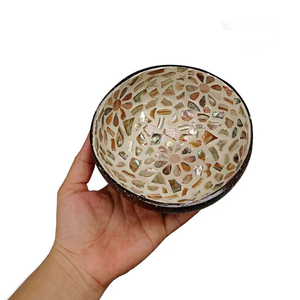 ชามมะพร้าวที่มีทักษะเป็นมิตรต่อสิ่งแวดล้อมทำด้วยมือมีคุณสมบัติย่อยสลายได้ทางชีวภาพจากเวียดนามขายส่ง - Product Image 5