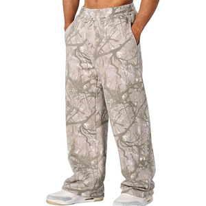 Mens Baggy Camo Pants Graphic Sweatpants with Pockets Camouflage Cargo Joggers Men for Gym Casual Hiking - Product Image 1