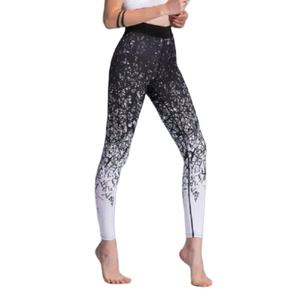 <b>Hot</b> Sale New 2024 Custom Digital Printing Formal Knitted Fashioned Customized Women High Waist <b>Leggings</b> Gym Yoga - Product Image 1