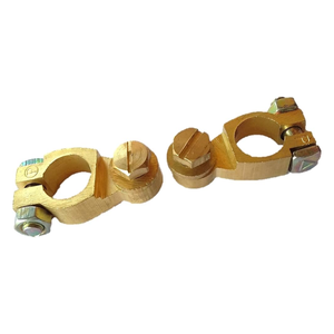 Custom Brass Strip Type Battery Terminal Heavy Duty Electrical Connector for Automotive Inverter and Power Systems - Product Image 1