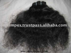 100% Extensions de cheveux indiens vierges non traités Meilleur prix réduit pour les styles de vague naturelle et de vague profonde en vrac - Product Image 4